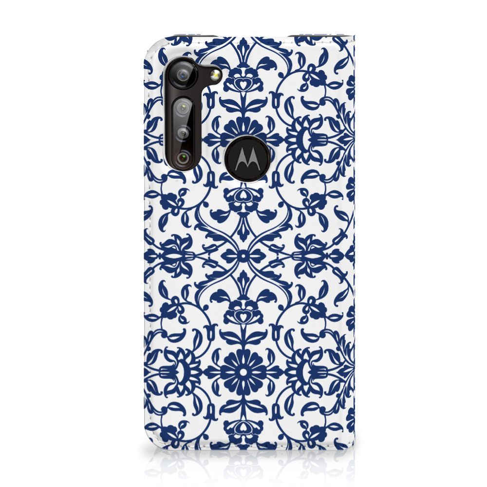 Motorola Moto G8 Power Smart Cover Flower Blue - B2C Telecom