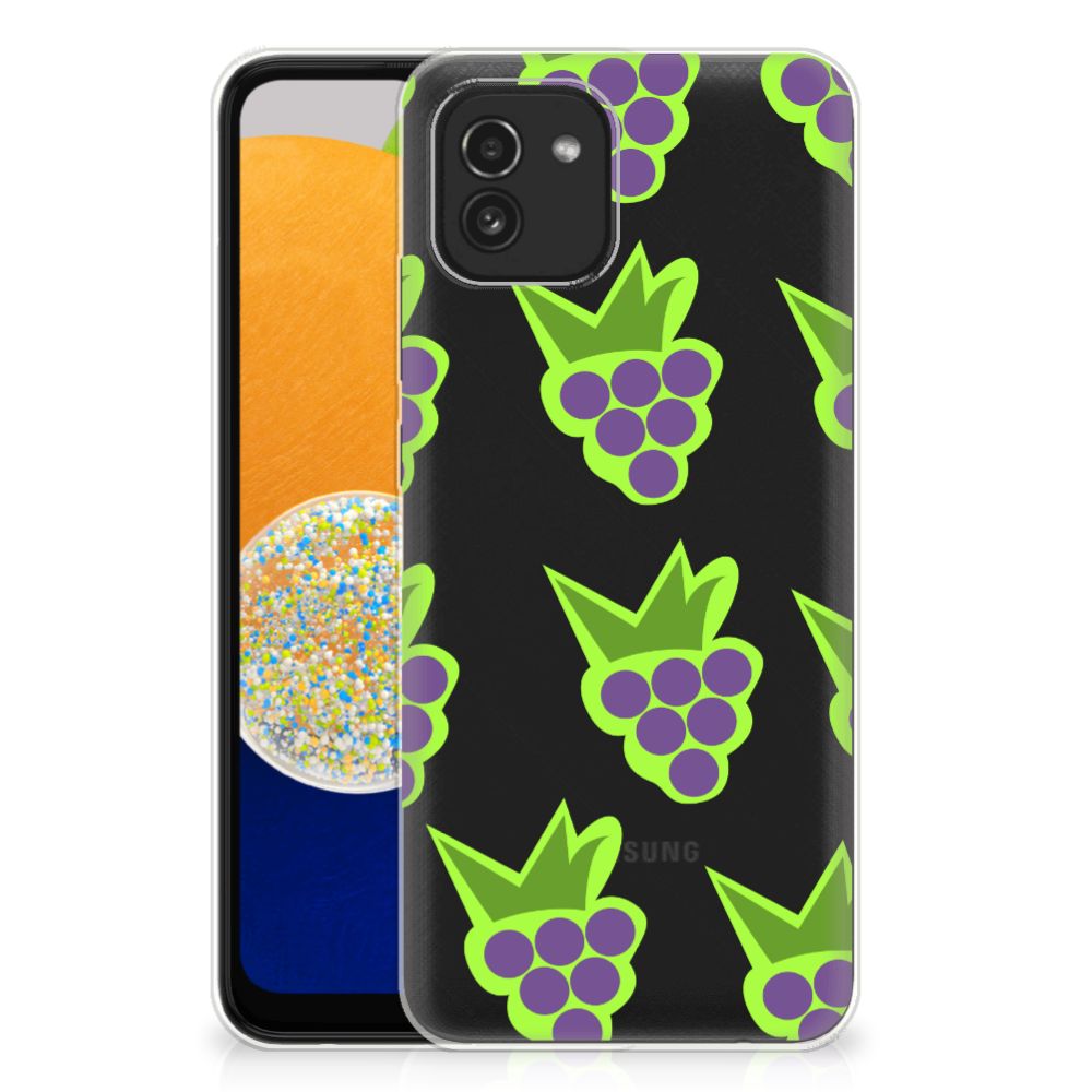 Samsung Galaxy A03 Siliconen Case Druiven B2C Telecom