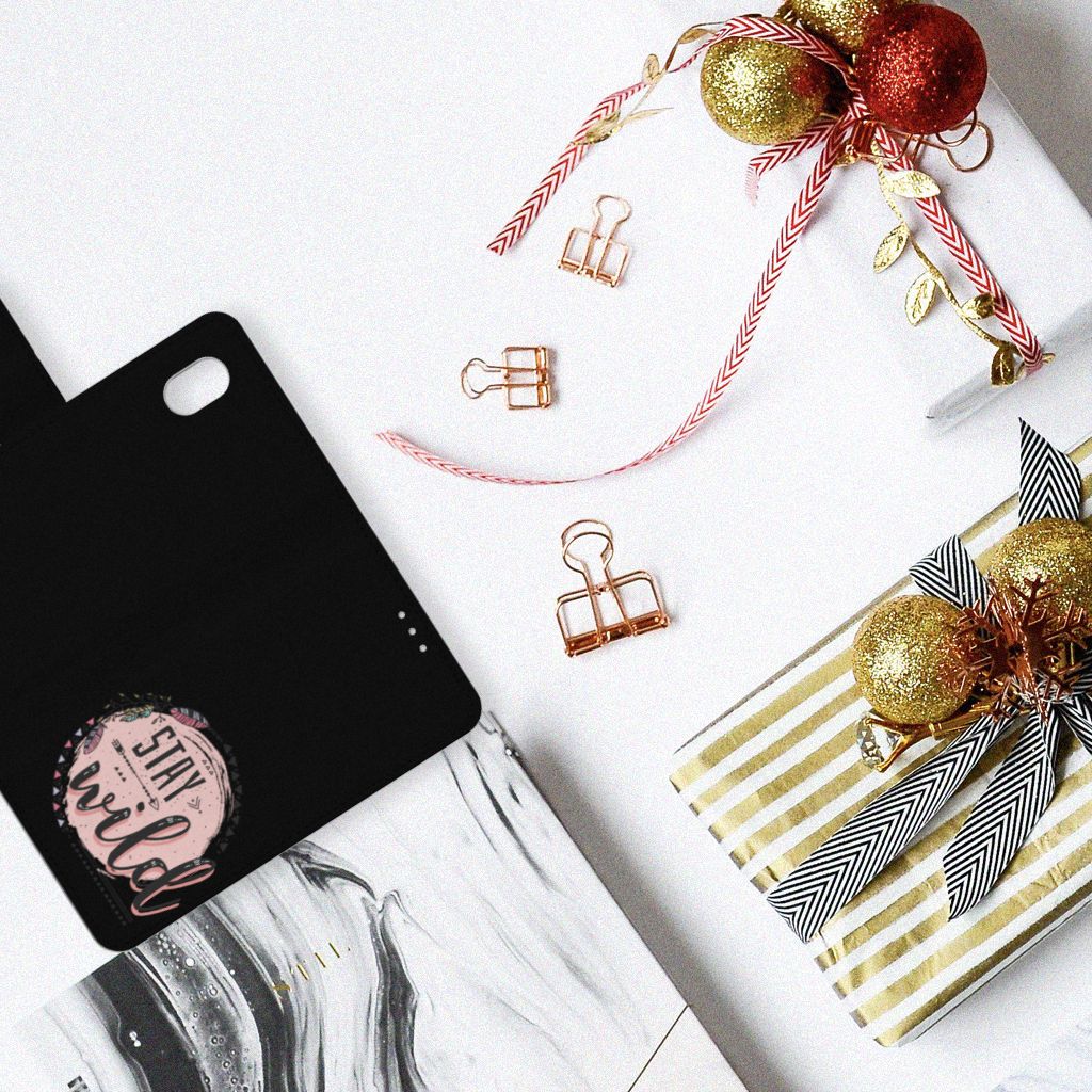 Boho Stay Wild Hoesje Alcatel 1B (2020) | Book Case