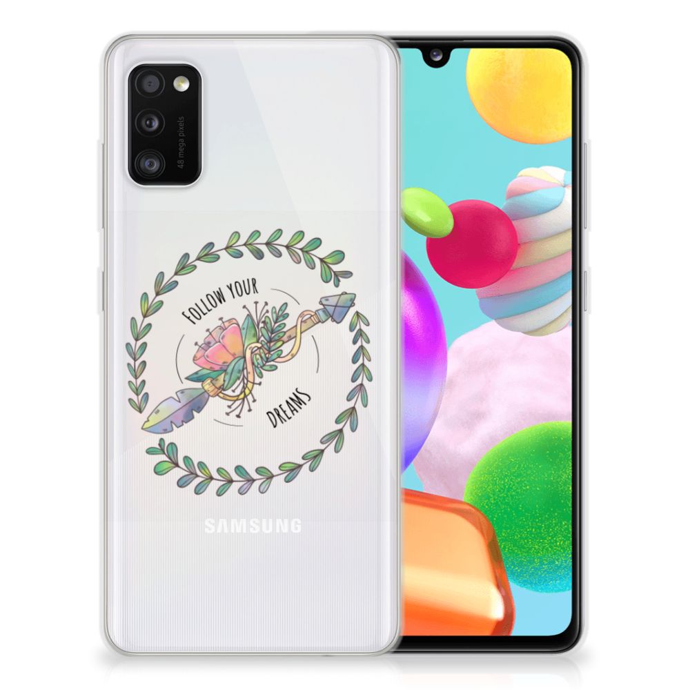 Samsung Galaxy A41 Telefoonhoesje met Naam Boho Dreams B2C Telecom