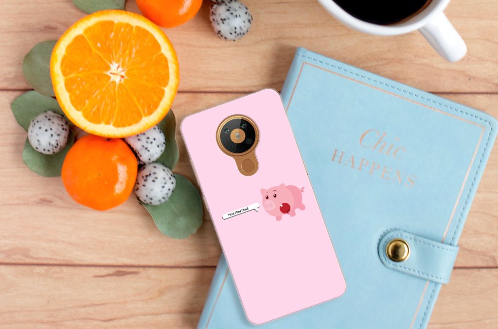 Nokia 5.3 Telefoonhoesje met Naam Pig Mud B2C Telecom