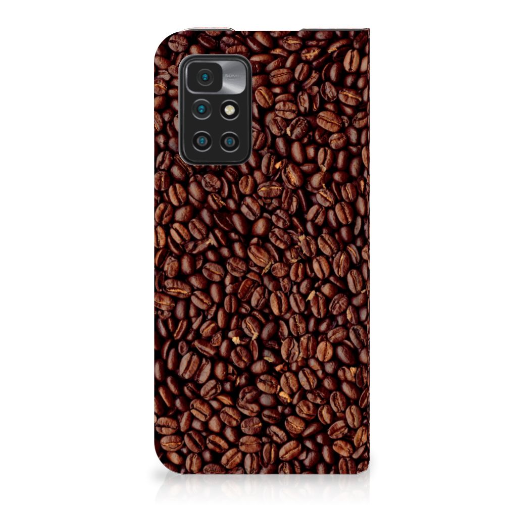 Xiaomi Redmi 10 Flip Style Cover Koffiebonen - B2C Telecom