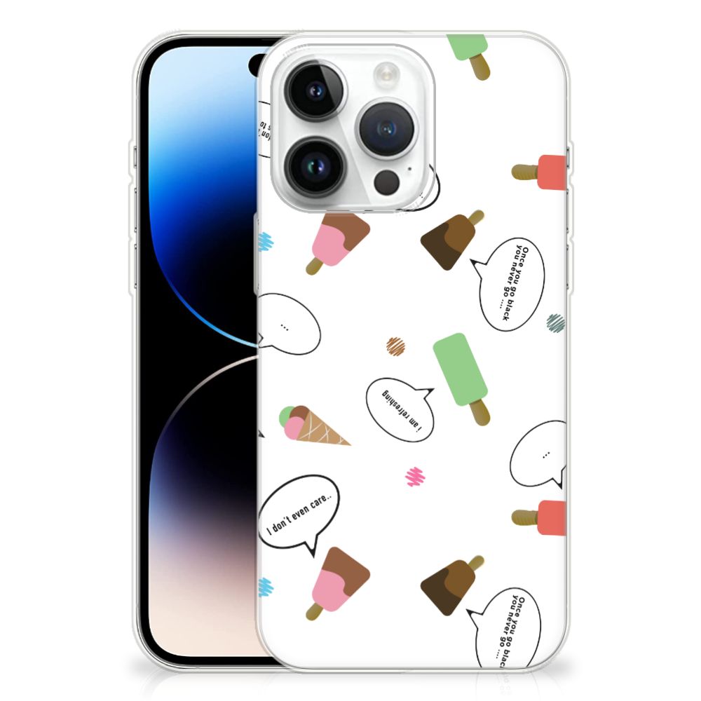 iPhone 14 Pro Max Siliconen Case IJsjes
