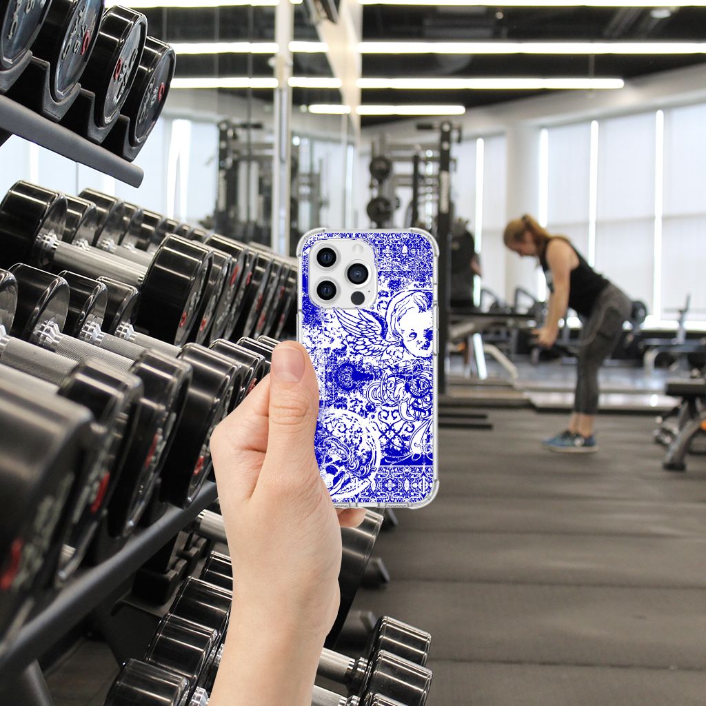 Extreme Case Apple iPhone 13 Pro Angel Skull Blauw B2C Telecom