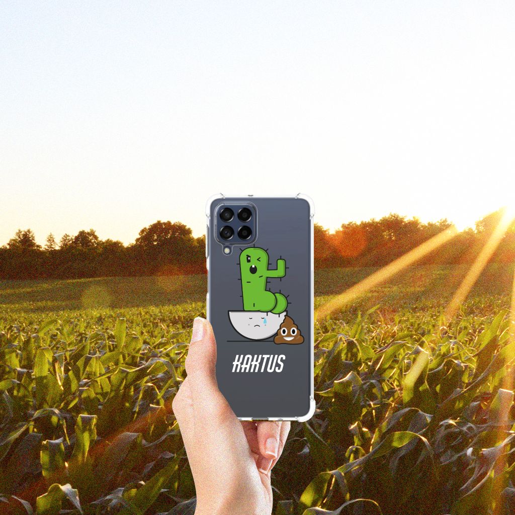 Samsung Galaxy M53 Stevig Bumper Hoesje Cactus Poo B2C Telecom