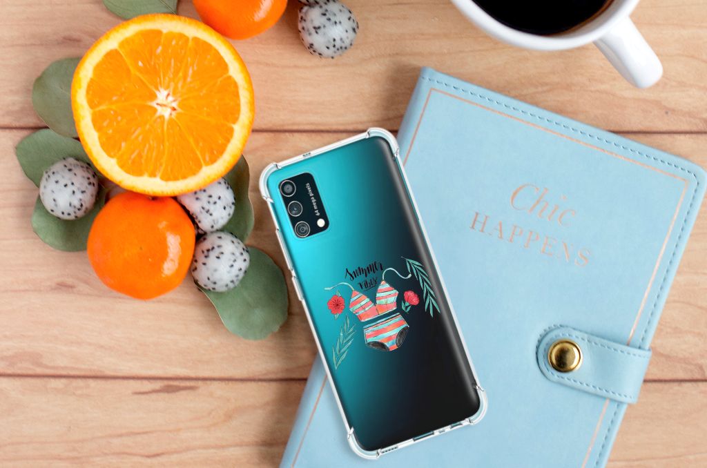 Samsung Galaxy M02s | A02s Stevig Bumper Hoesje Boho Summer B2C Telecom