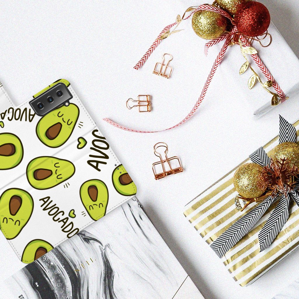 Samsung Galaxy S21 Plus Leuk Hoesje Avocado Singing