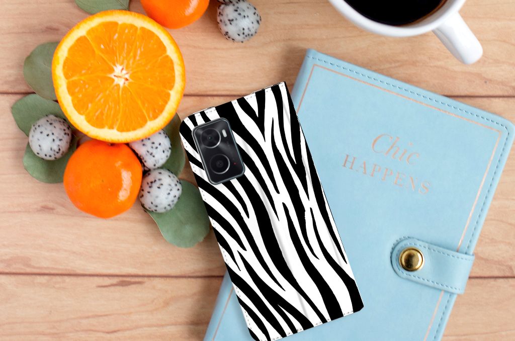 OPPO A96 | A76 Hoesje maken Zebra - B2C Telecom