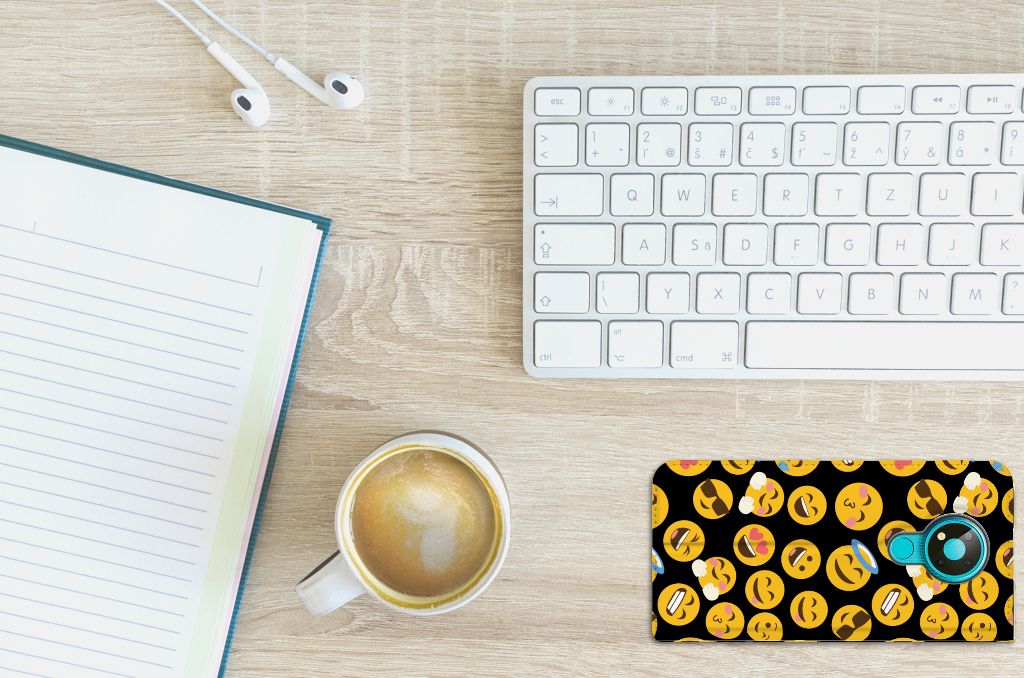 Nokia 3.4 Hoesje met Magneet Emoji - B2C Telecom