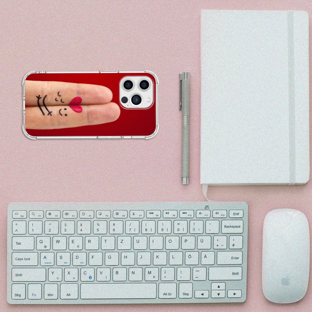 iPhone 13 Pro Max Anti Shock Bumper Case Liefde - Origineel Romantisch Cadeau - B2C Telecom