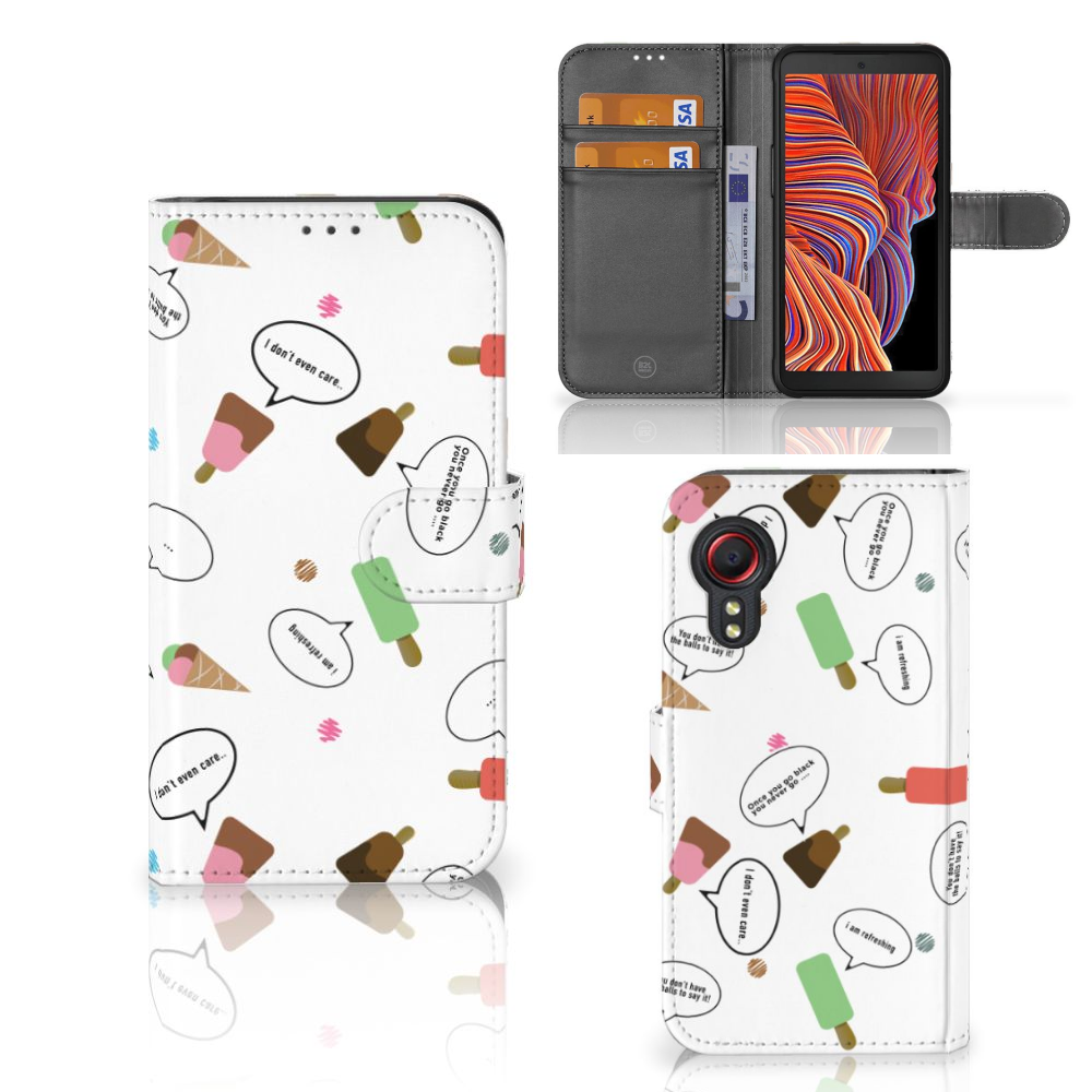 Samsung Galaxy Xcover 5 Book Cover IJsjes