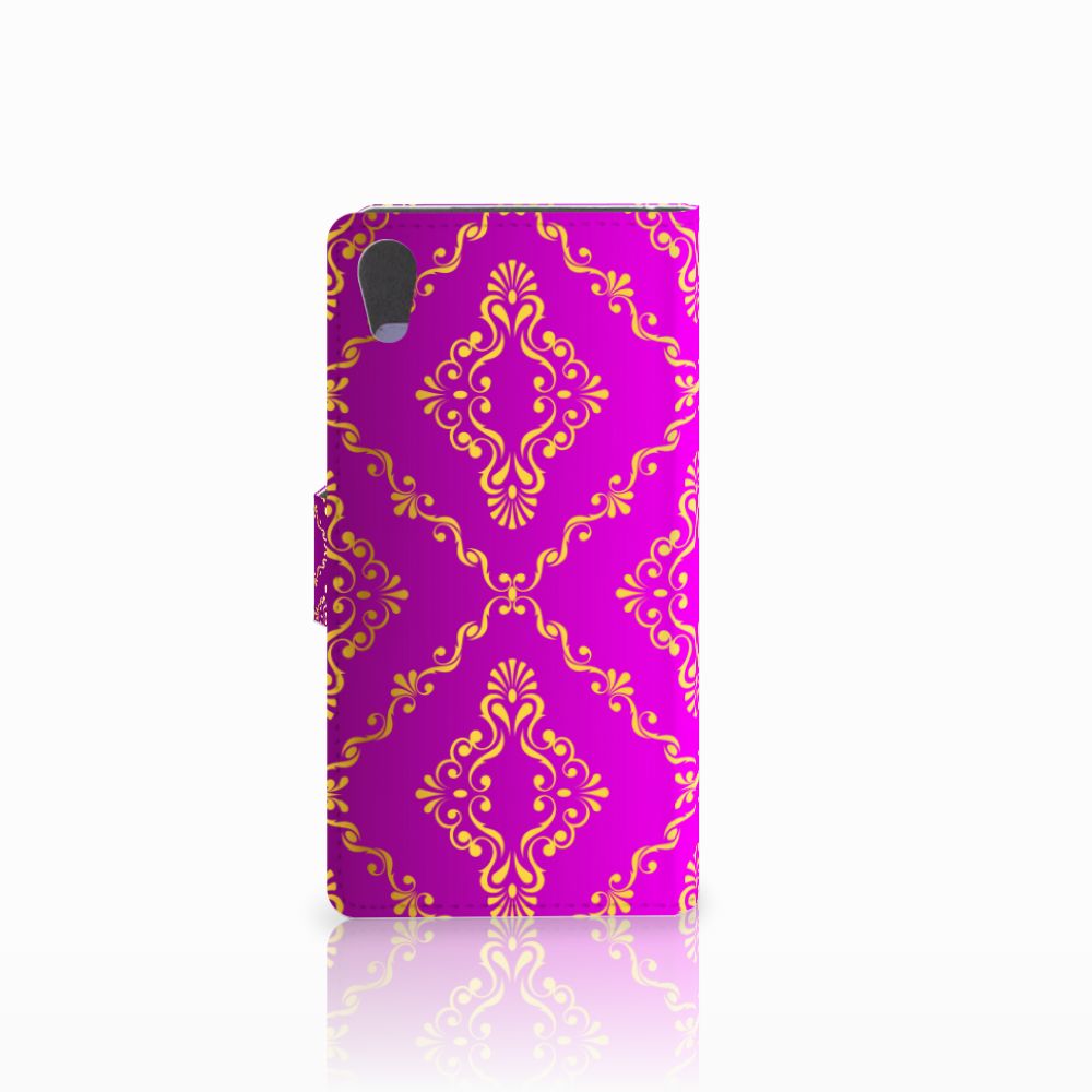 Wallet Case Sony Xperia XA1 Barok Roze