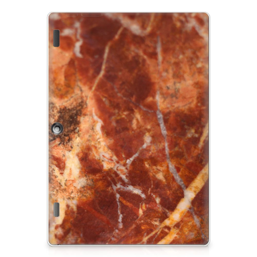 Lenovo Tab 10 | Tab 2 A10-30 Tablet Back Cover Marmer Bruin - B2C Telecom