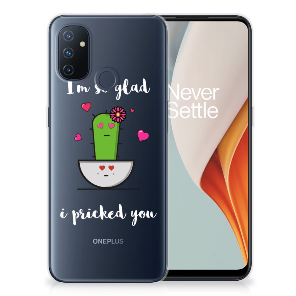 OnePlus Nord N100 Telefoonhoesje met Naam Cactus Glad B2C Telecom