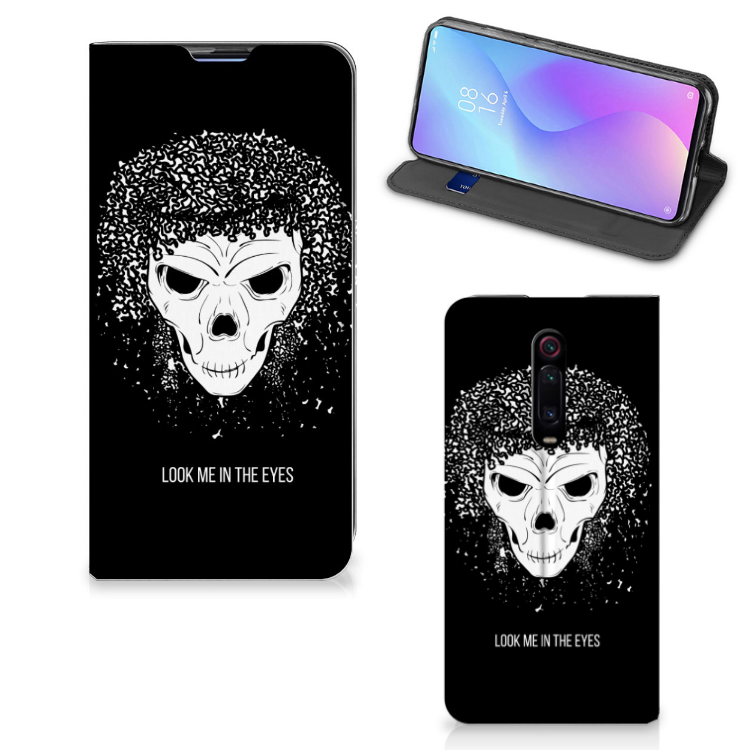 Mobiel BookCase Xiaomi Redmi K20 Pro Skull Hair - B2C Telecom