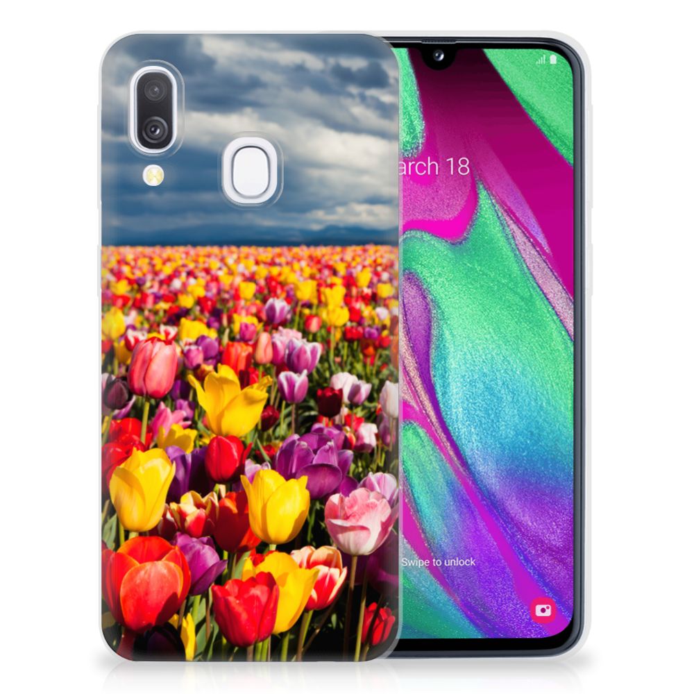 Samsung Galaxy A40 TPU Case Tulpen