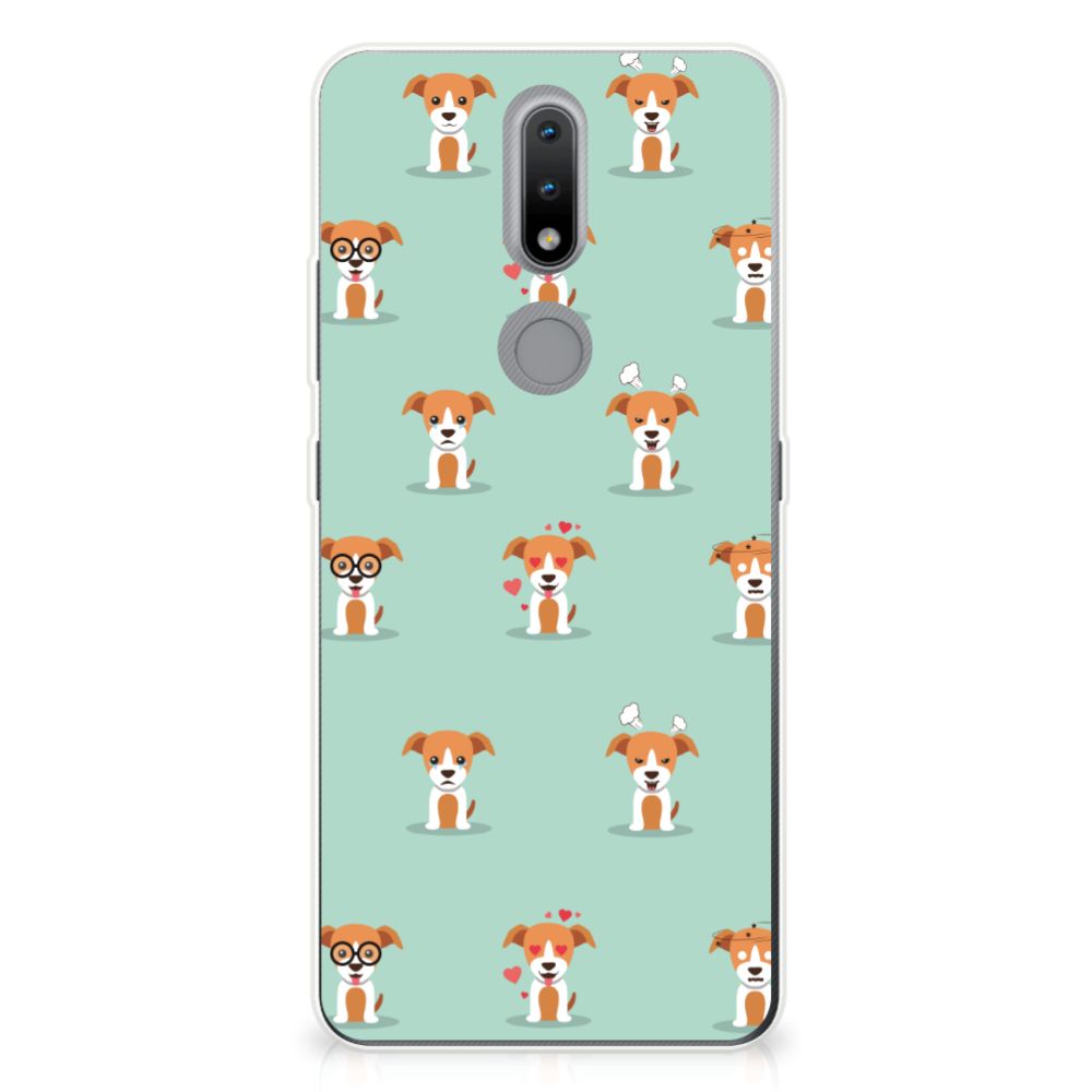 Nokia 2.4 TPU Hoesje Pups