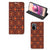 Xiaomi Redmi Note 10 4G | 10S | Poco M5s Hoesje met Magneet Batik Brown