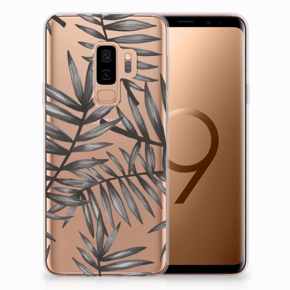Samsung Galaxy S9 Plus TPU Case Leaves Grey