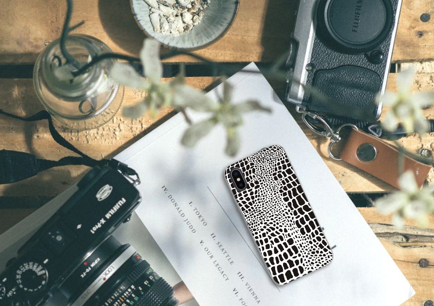 Apple iPhone X | Xs TPU Hoesje Slangenprint