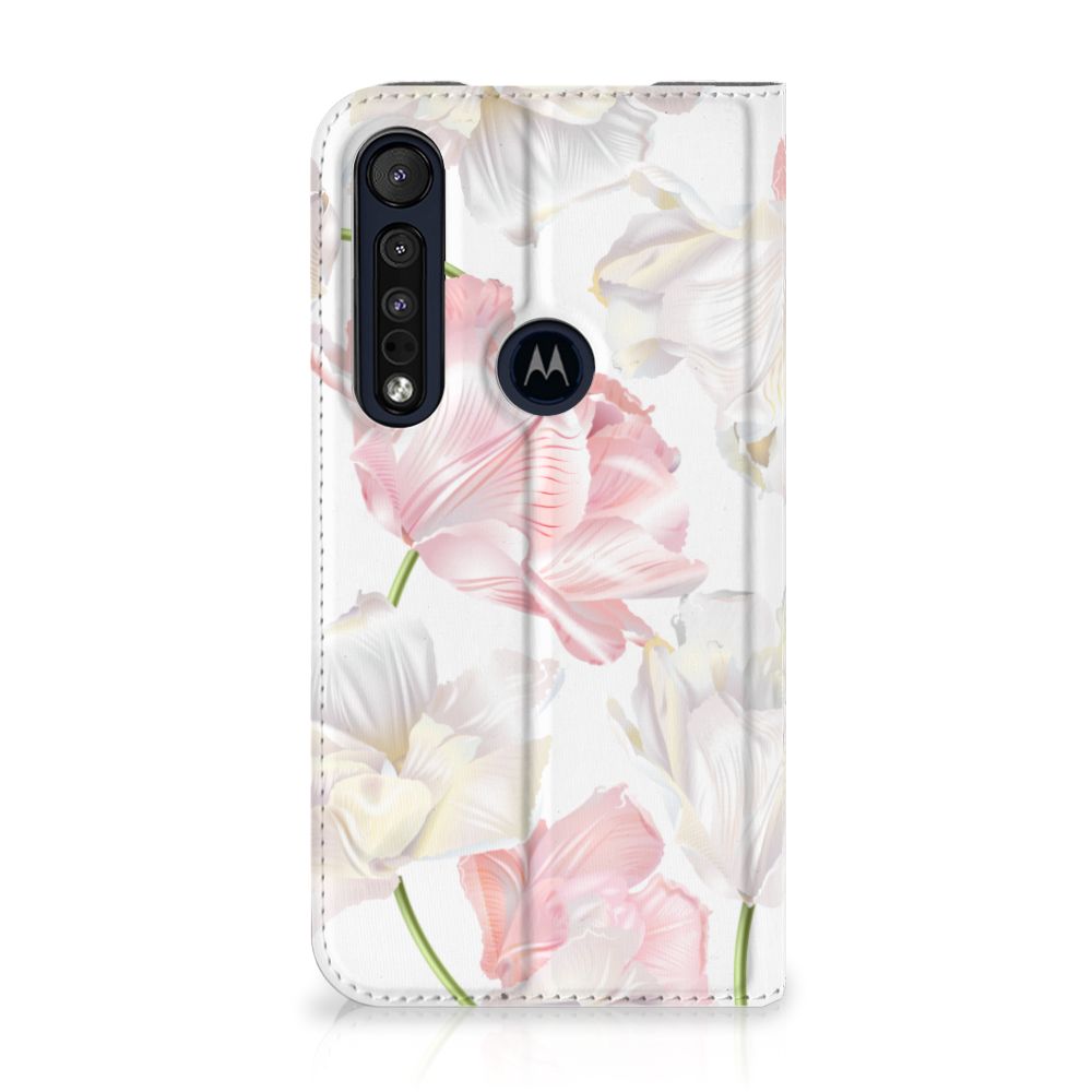 Motorola G8 Plus Smart Cover Lovely Flowers - B2C Telecom