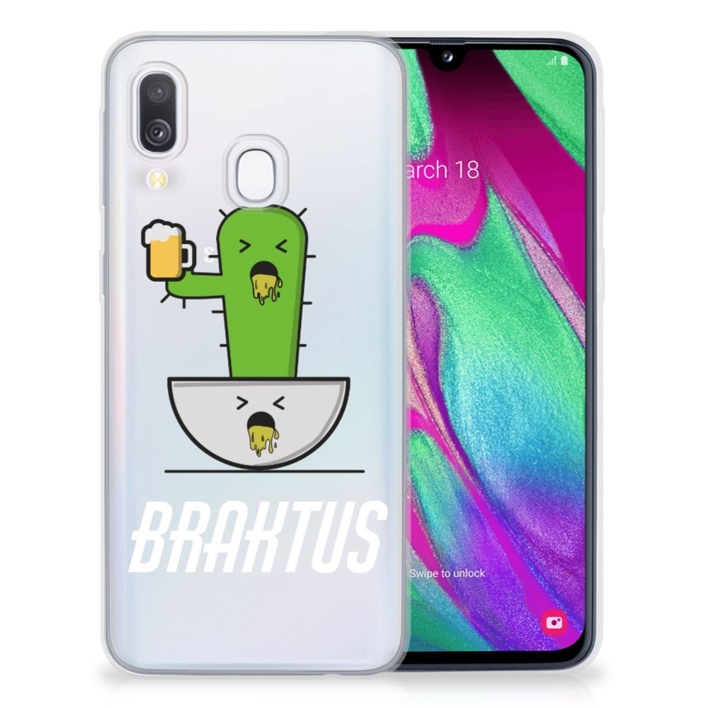 Samsung Galaxy A40 Telefoonhoesje met Naam Braktus