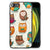 iPhone SE 2022 | SE 2020 | 7/8 Dierenprint Telefoonhoesje Vrolijke Uilen met schattige uilen en kleurrijk design.
