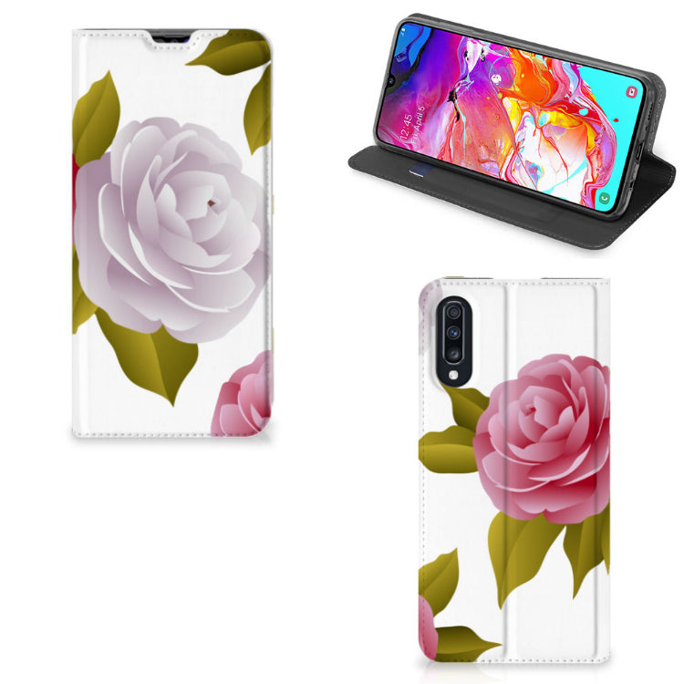 Samsung Galaxy A70 Smart Cover Roses