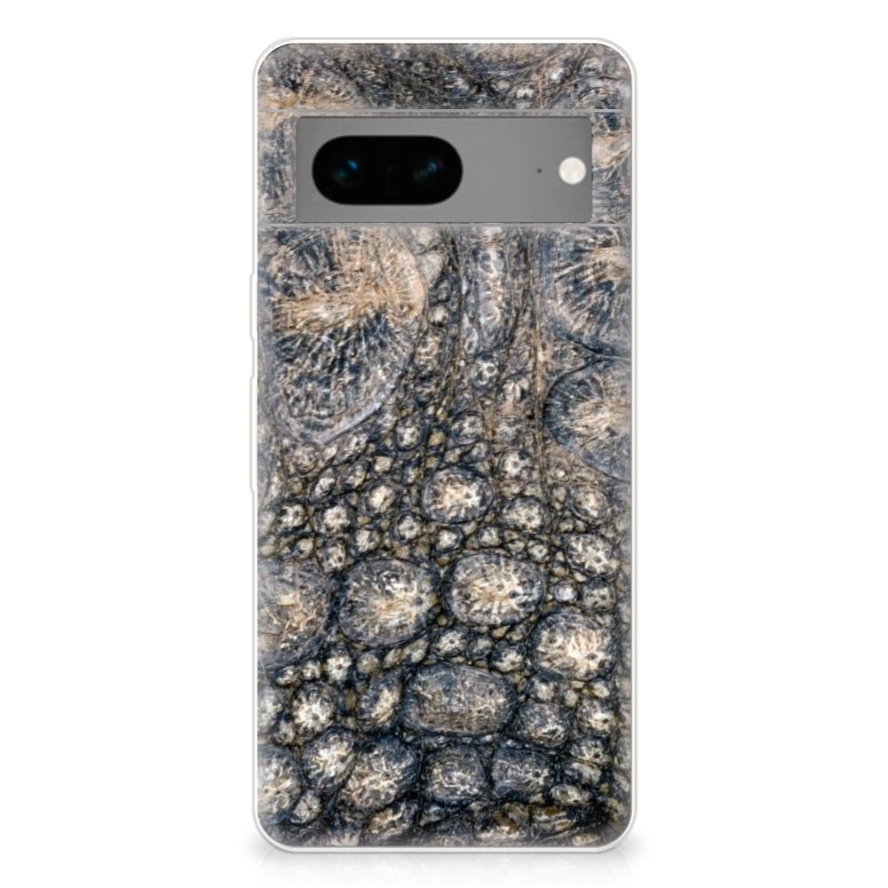 Google Pixel 7 TPU Hoesje Krokodillenprint