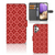 Samsung Galaxy A32 4G Telefoon Hoesje Batik Rood