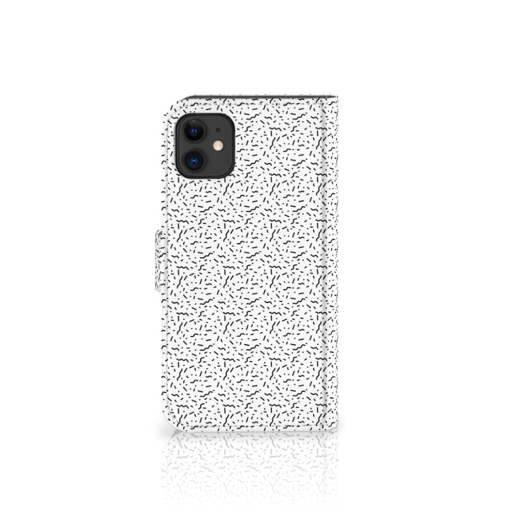 Apple iPhone 11 Telefoon Hoesje Stripes Dots