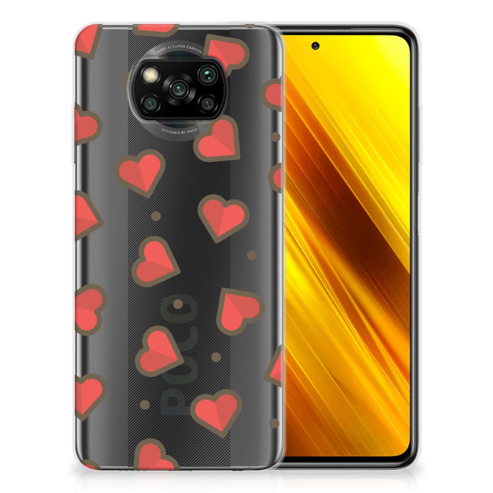 Xiaomi Poco X3 | Poco X3 Pro TPU bumper Hearts B2C Telecom