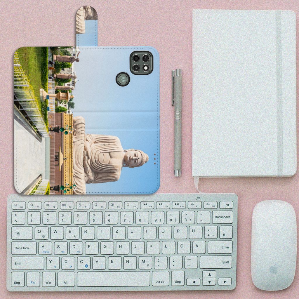 Motorola Moto G9 Power Flip Cover Boeddha
