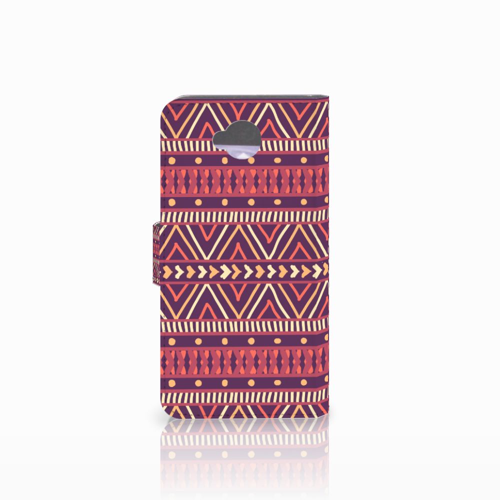 Microsoft Lumia 650 Telefoon Hoesje Aztec Paars