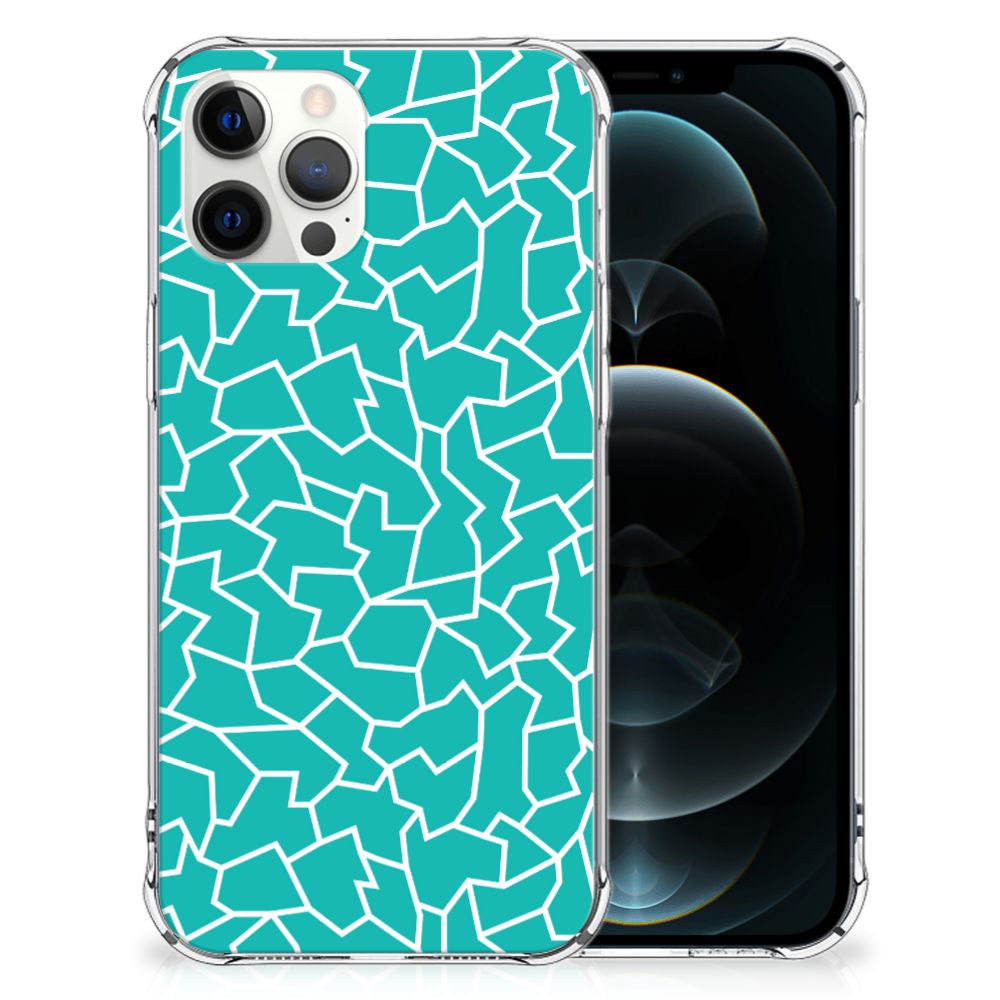 iPhone 12 Pro Max Back Cover Cracks Blue B2C Telecom
