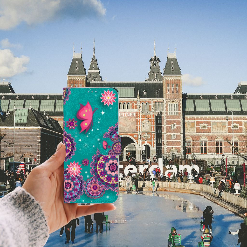 Samsung Galaxy S20 Ultra Hoesje Cirkels en Vlinders