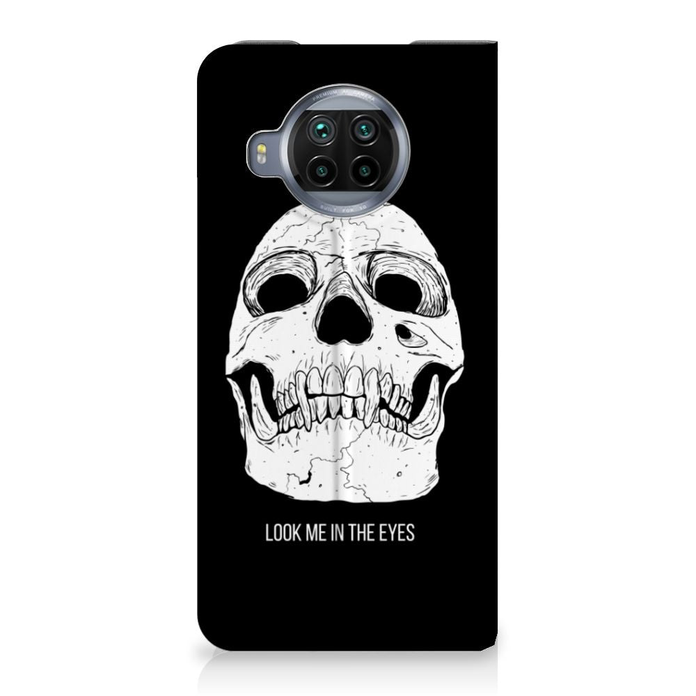 Mobiel BookCase Xiaomi Mi 10T Lite Skull Eyes - B2C Telecom