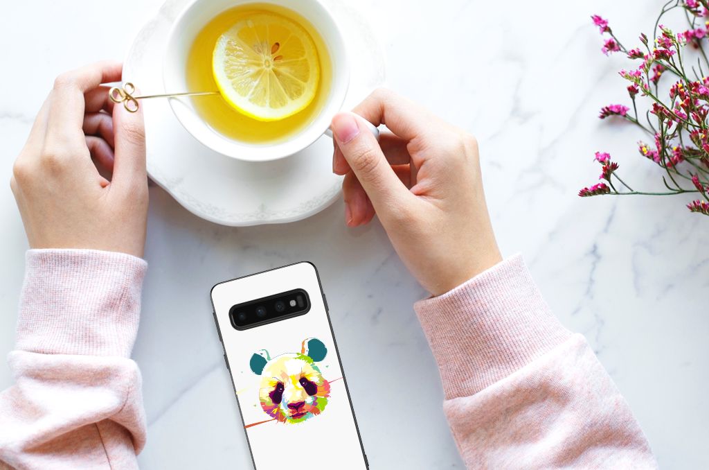 Samsung Galaxy S10 Bumper Hoesje Panda Color B2C Telecom
