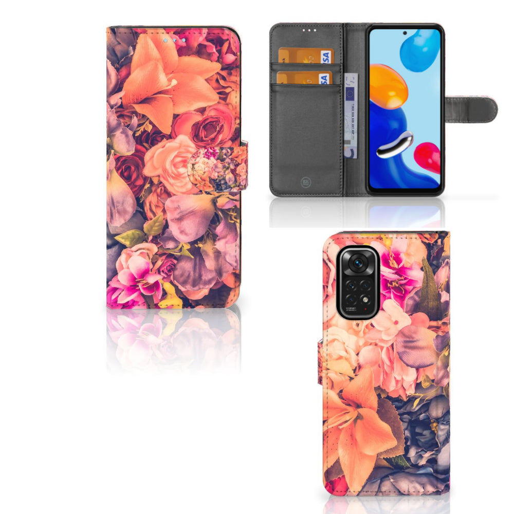 Xiaomi Redmi Note 11/11S Hoesje Bosje Bloemen