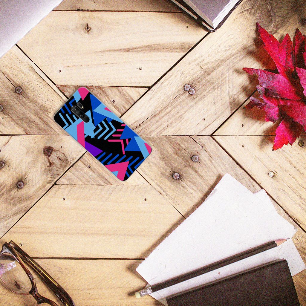Xiaomi Redmi 9 TPU Hoesje Funky Triangle B2C Telecom