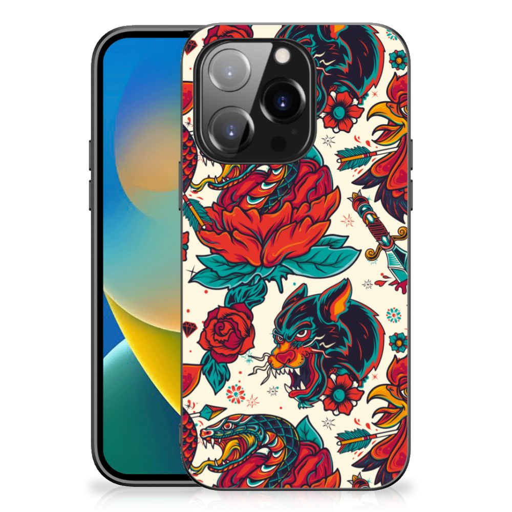 Silicone Back Case voor iPhone 14 Pro Old Skool B2C Telecom