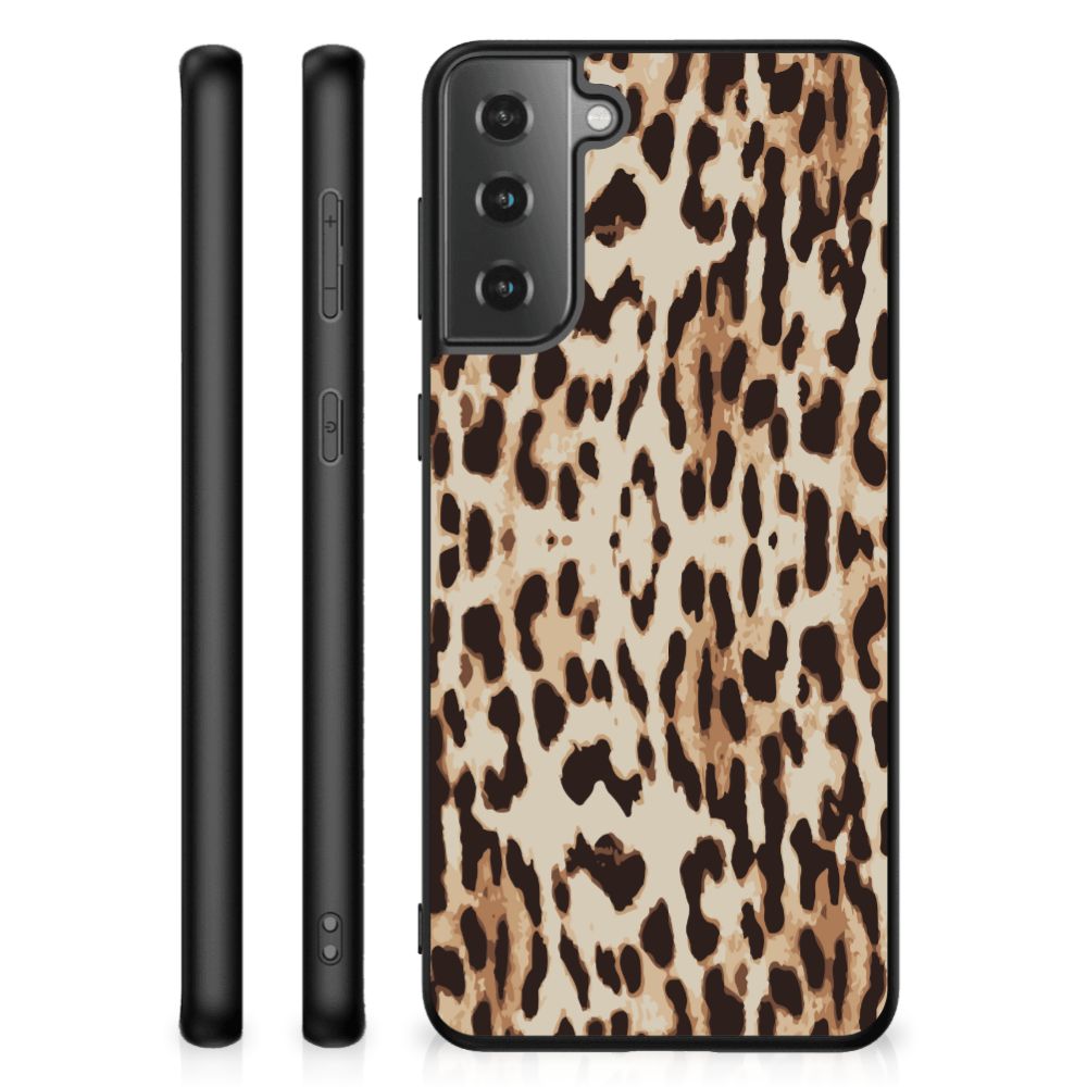 Samsung Galaxy S21 Plus Dierenprint Telefoonhoesje Leopard B2C Telecom