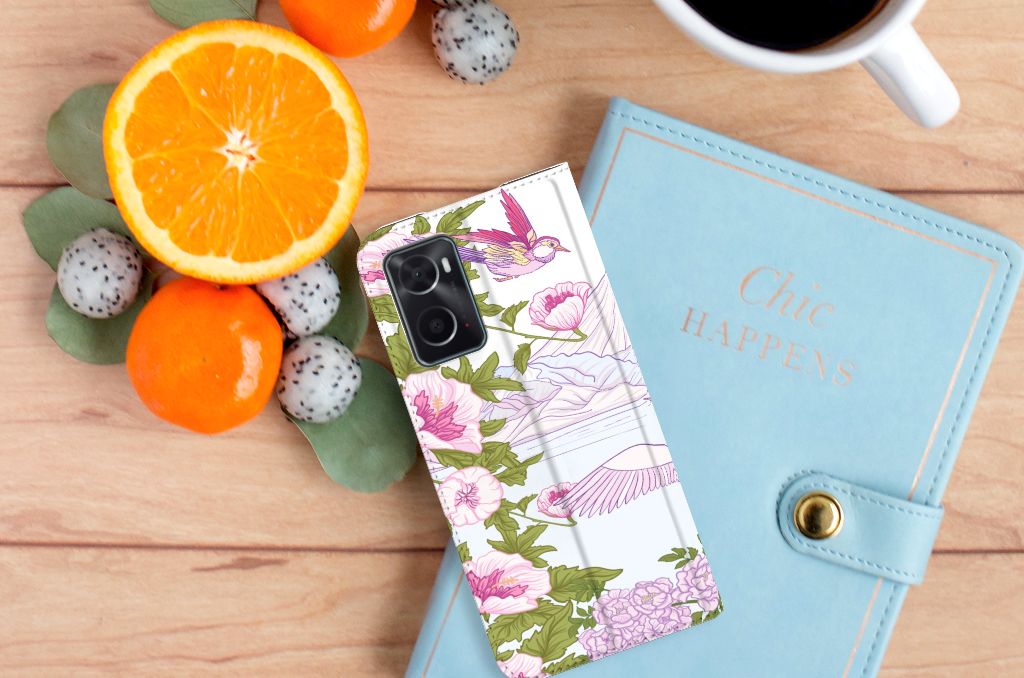OPPO A96 | A76 Hoesje maken Bird Standing - B2C Telecom