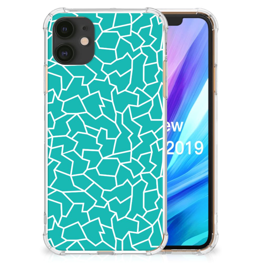 Apple iPhone 11 Back Cover Cracks Blue