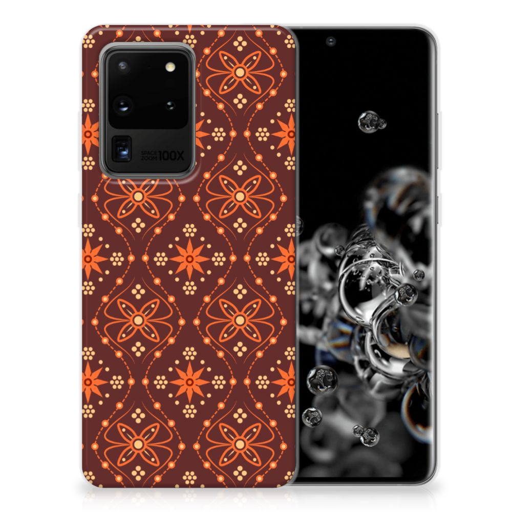 Samsung Galaxy S20 Ultra TPU bumper Batik Brown B2C Telecom