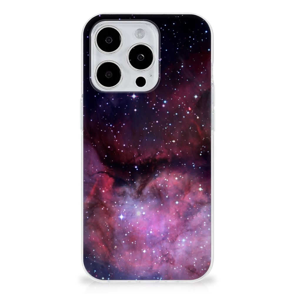 TPU Hoesje voor iPhone 15 Pro Max Galaxy met een prachtig sterrenstelsel ontwerp 🌌.