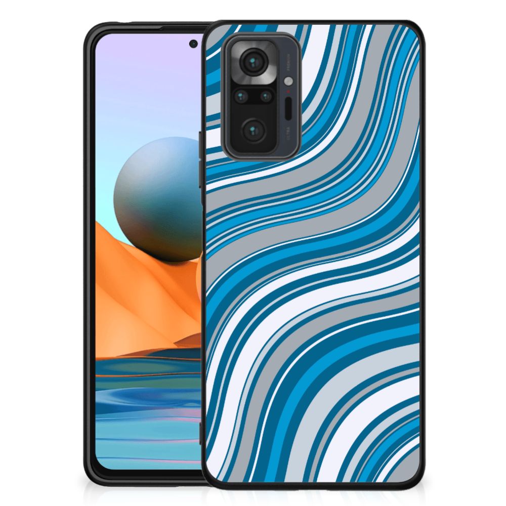 Xiaomi Redmi Note 10 Pro Back Case Waves Blue