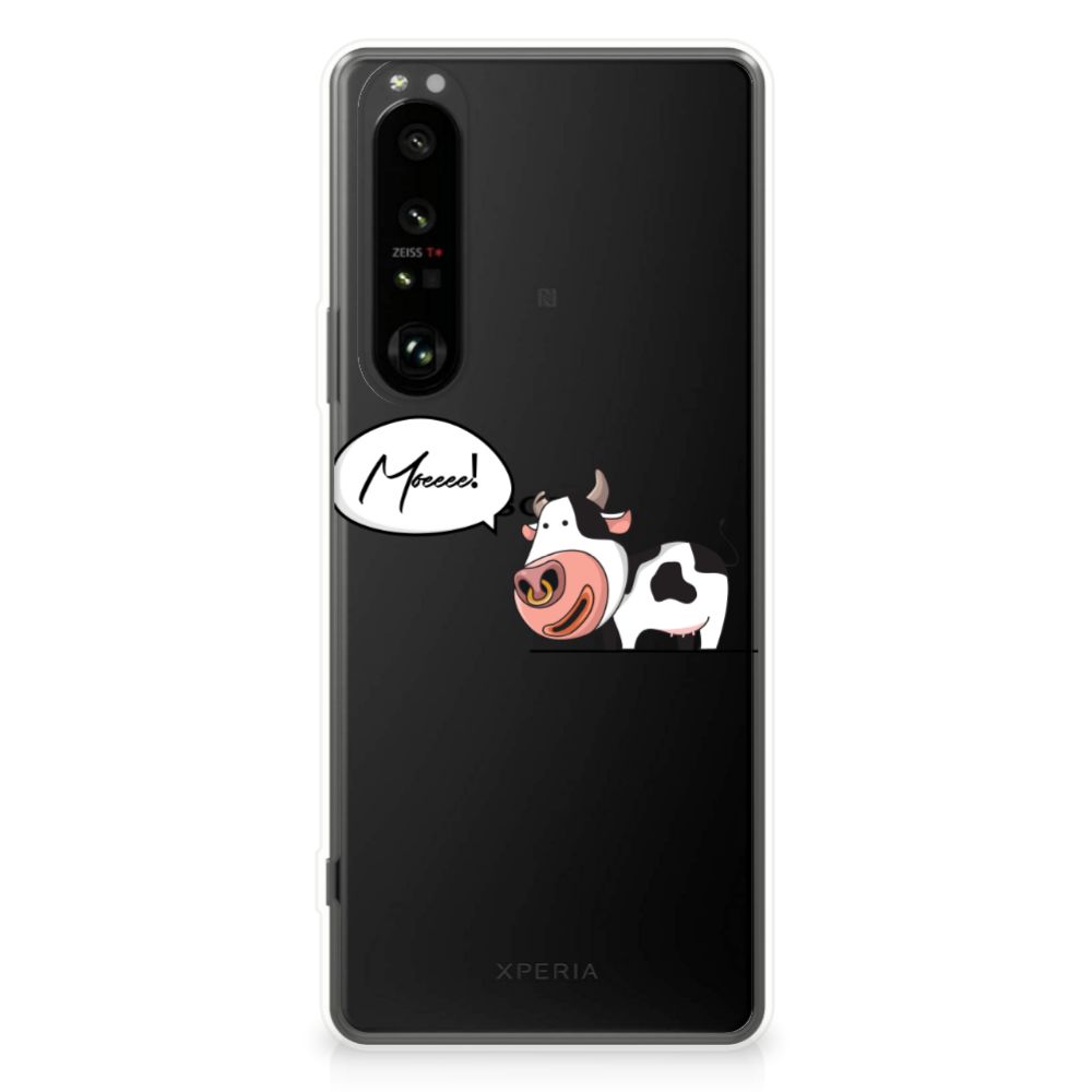 Sony Xperia 1 III Telefoonhoesje met Naam Cow