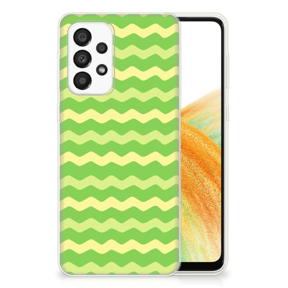 Samsung Galaxy A33 5G TPU bumper Waves Green B2C Telecom