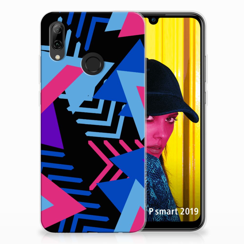 Huawei P Smart 2019 TPU Hoesje Funky Triangle